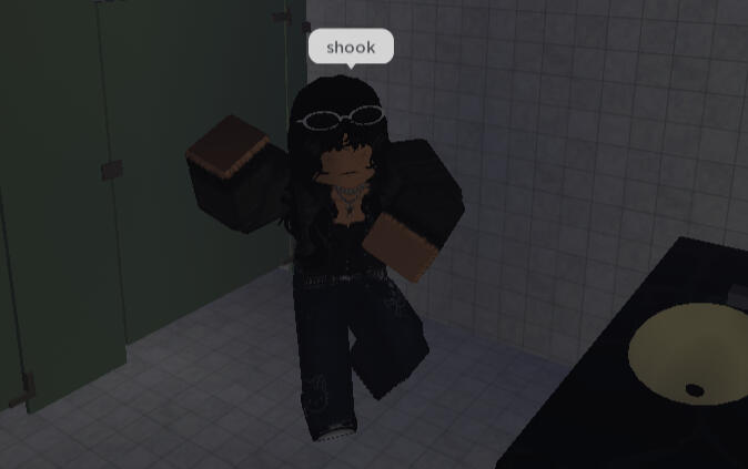 sad ee cee in the theatre bathrooms at 3 am